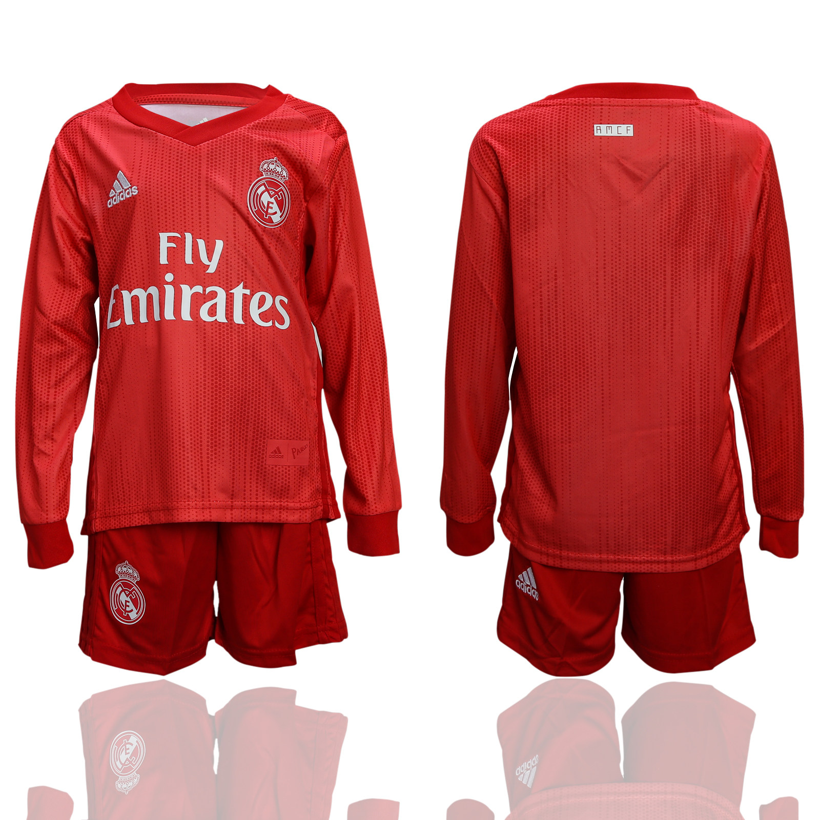 2018-19 Real Madrid Third Away Youth Long Sleeve Soccer Jersey