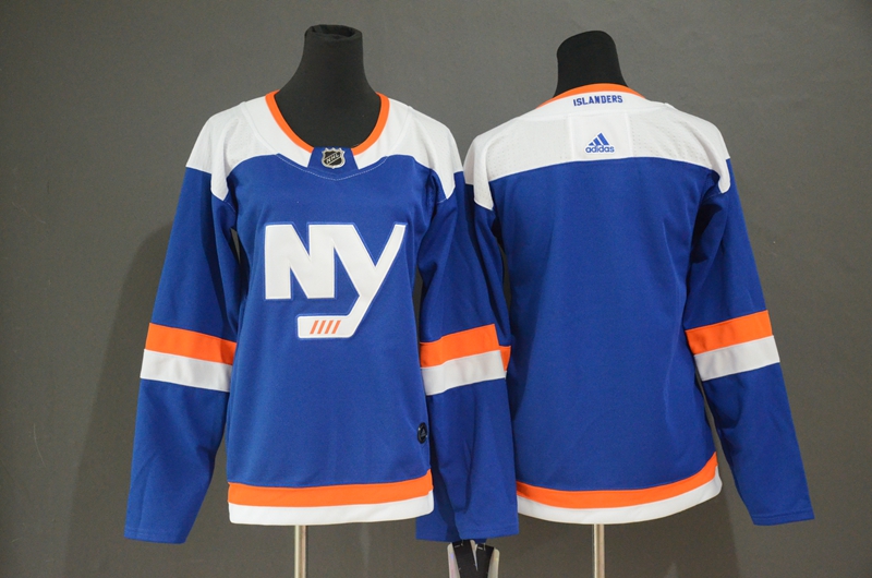 Islanders Blank Blue Women Alternate Breakaway Adidas Jersey