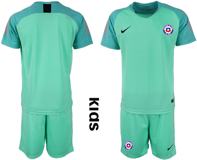 2018-19 Chile Green Youth Goalkeeper Soccer Jersey