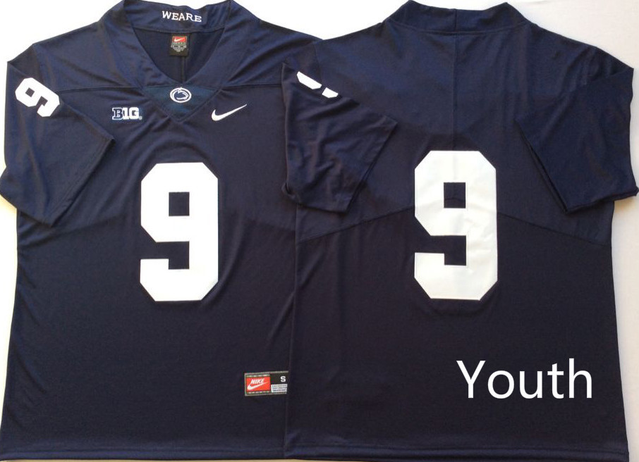 Penn State Nittany Lions 9 Trace McSorley Navy Youth Nike College Football Jersey