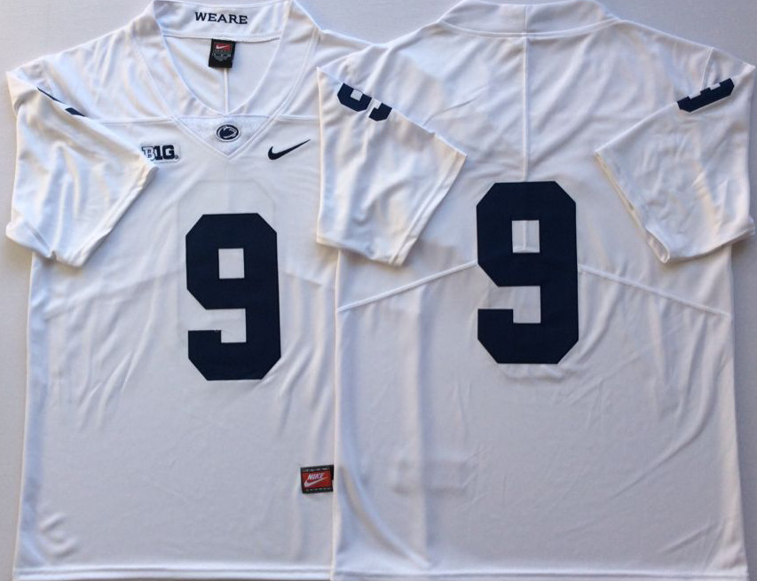 Penn State Nittany Lions 9 Trace McSorley White Nike College Football Jersey