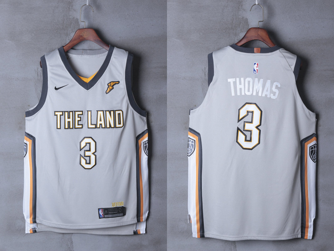 Cavaliers 3 Isaiah Thomas Silver City Edition Nike Authentic Jersey