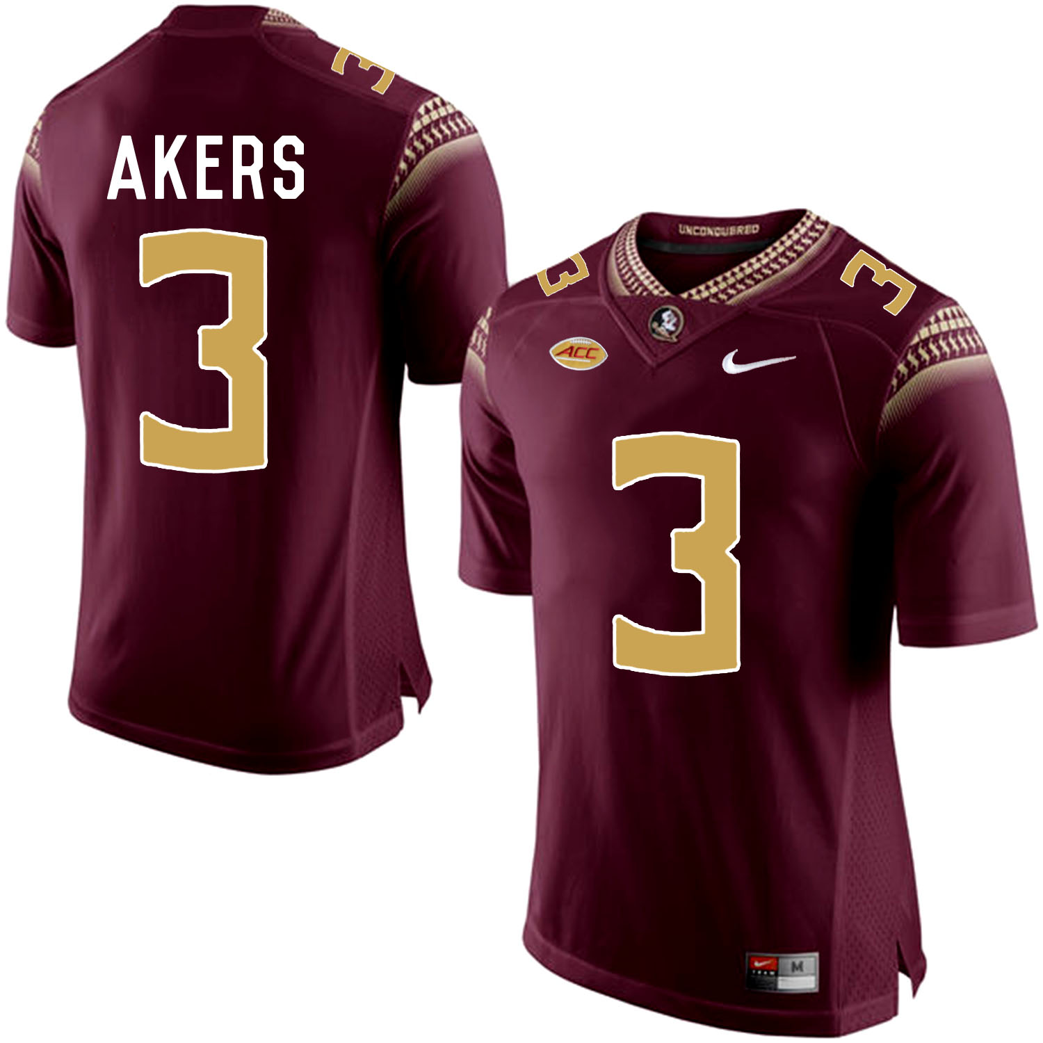 Florida State Seminoles 3 Cam Akers Red College Football Jersey