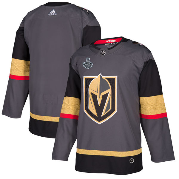 Vegas Golden Knights Blank Gray 2018 Stanley Cup Final Bound Adidas Jersey