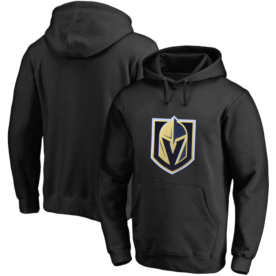 Vegas Golden Knights Black All Stitched Pullover Hoodie
