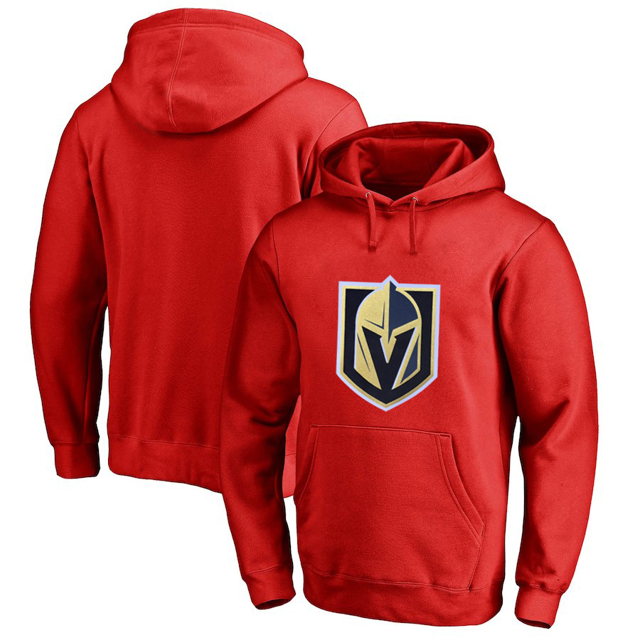 Vegas Golden Knights Red All Stitched Pullover Hoodie