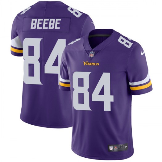 Nike Vikings 84 Chad Beebe Purple Youth Vapor Untouchable Limited Jersey
