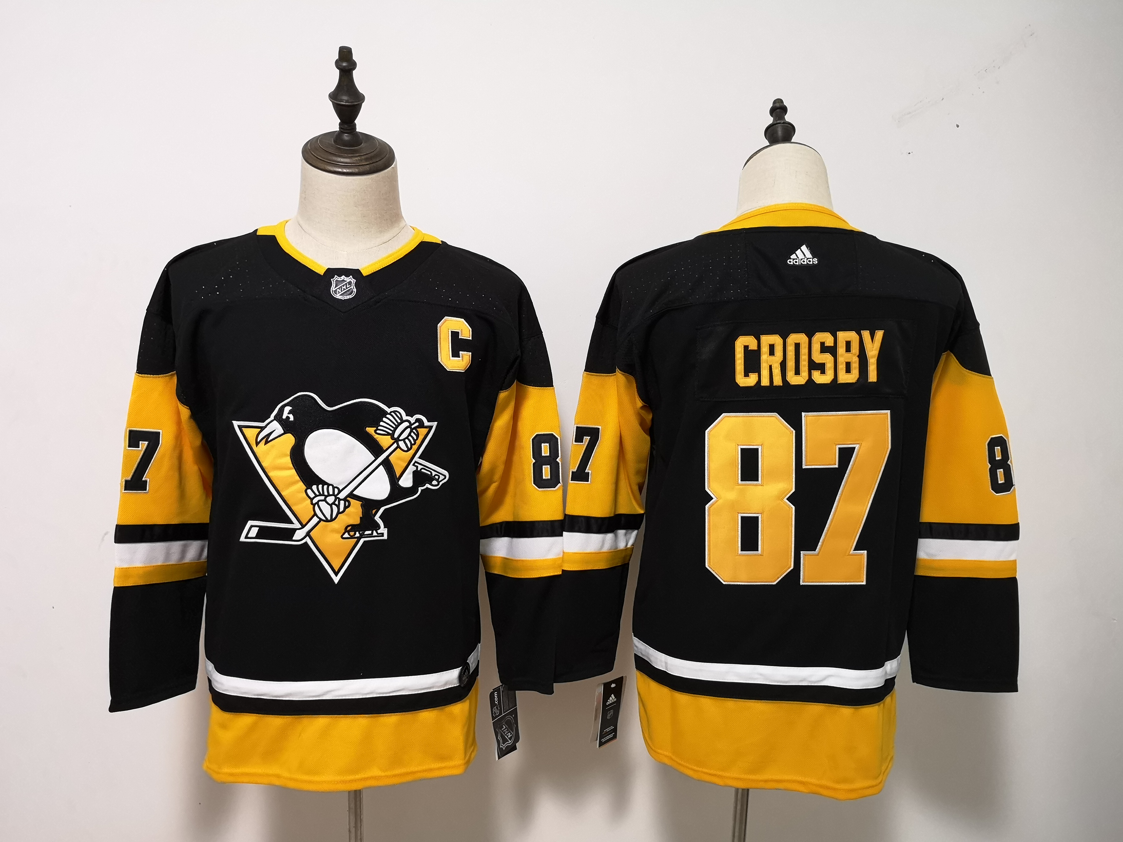Penguins 87 Sidney Crosby Youth Adidas Jersey
