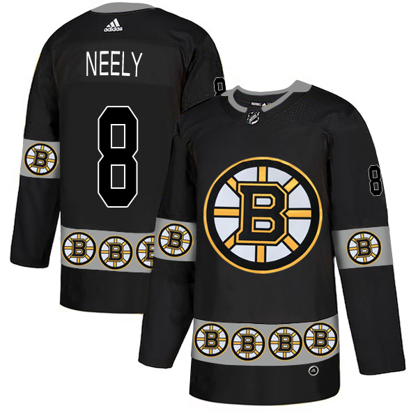 Bruins 8 Cam Nelly Black Team Logos Fashion Adidas Jersey
