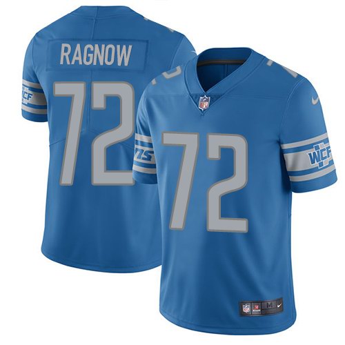 Nike Lions 72 Frank Ragnow Blue Youth Vapor Untouchable Limited Jersey