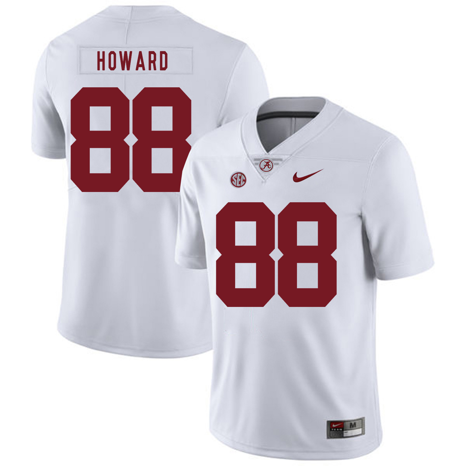 Alabama Crimson Tide 88 O.J Howard White Nike College Football Jersey