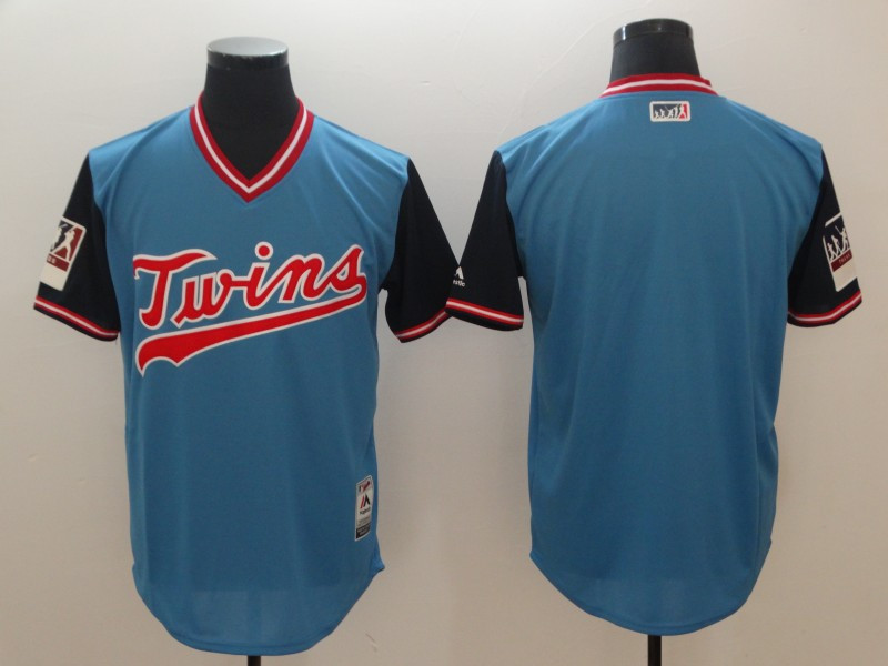 Twins Light Blue 2018 Players' Weekend Authentic Team Jersey