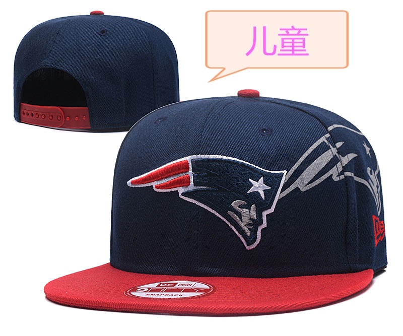 Patriots Team Logo Navy Youth Adjustable Hat GS