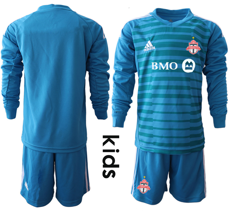 2018-19 Toronto FC Blue Youth Long Sleeve Soccer Jersey