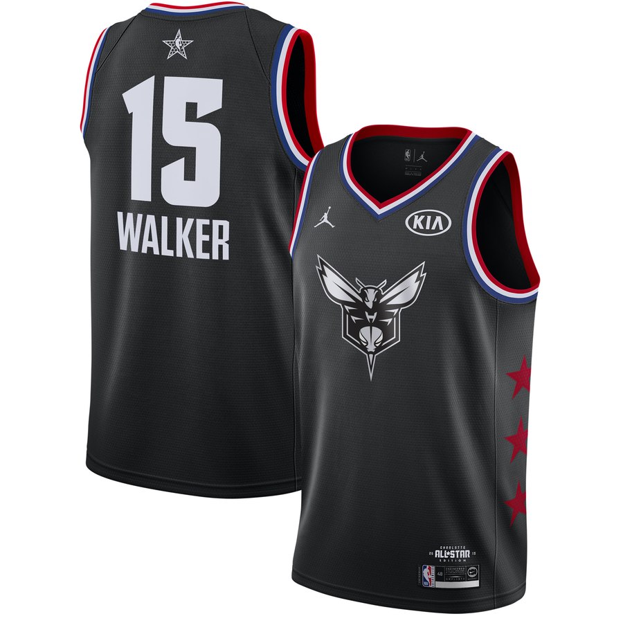 Hornets 13 Kemba Walker Black 2019 NBA All-Star Game Jordan Brand Swingman Jersey