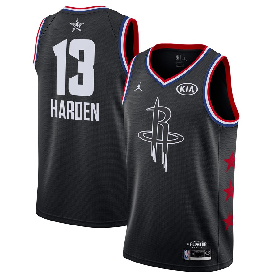 Rockets 13 James Harden Black 2019 NBA All-Star Game Jordan Brand Swingman Jersey