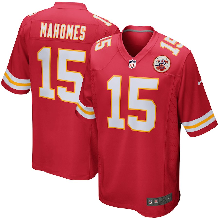 Nike Chiefs 15 Patrick Mahomes Red Elite Jersey