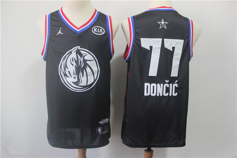 Mavericks 77 Luka Doncic Black 2019 NBA All-Star Game Jordan Brand Swingman Jersey