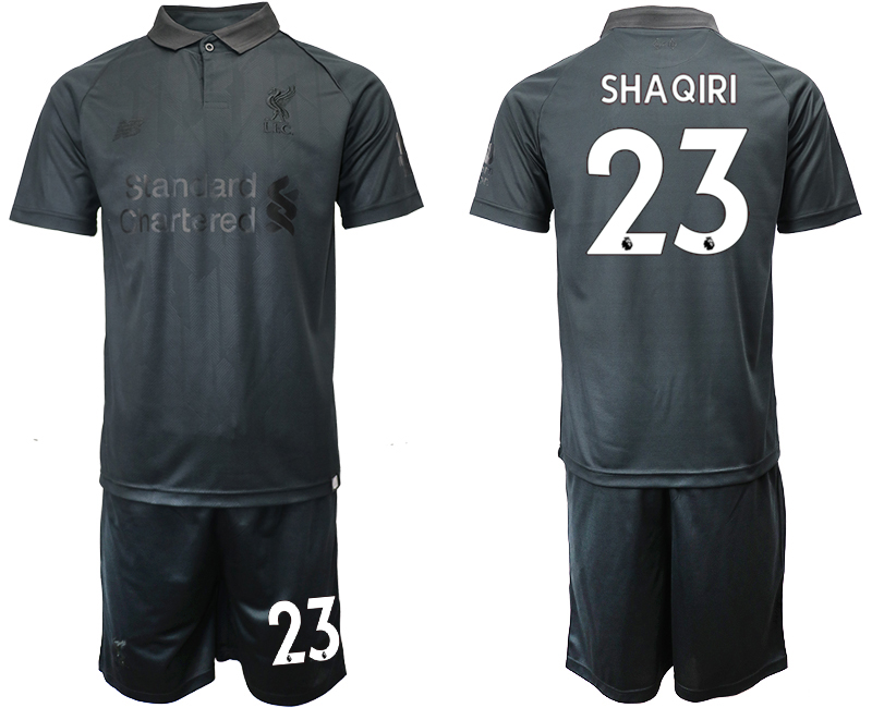 2018-19 Liverpool 23 SHAQIRI Black Goalkeeper Soccer Jersey