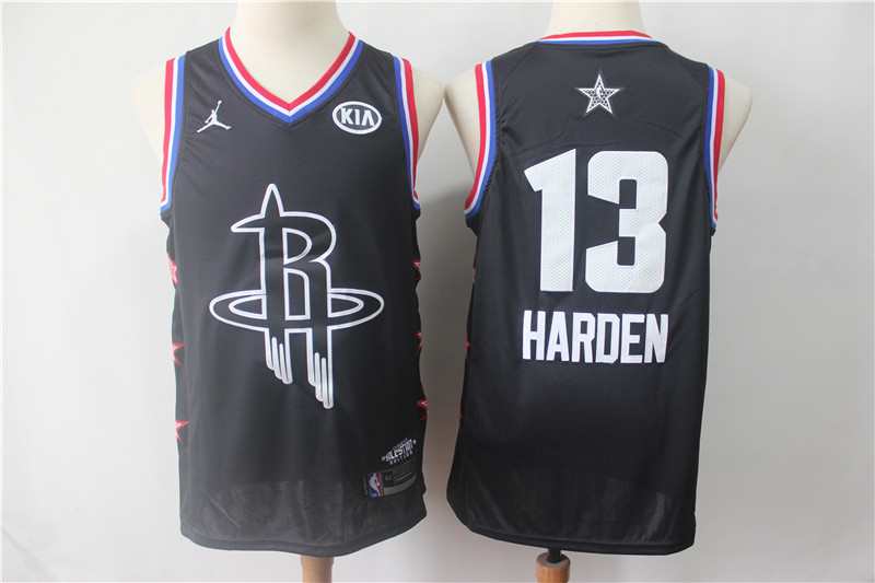 Rockets 13 James Harden Black 2019 NBA All-Star Game Jordan Brand Swingman Jersey