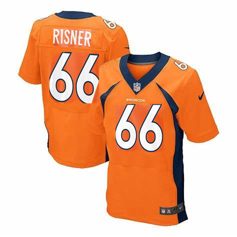 Nike Broncos 66 Dalton Risner Orange Elite Jersey