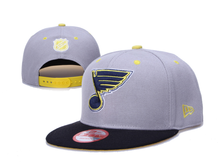 Blues Team Logo Gray Adjustable Hat LH