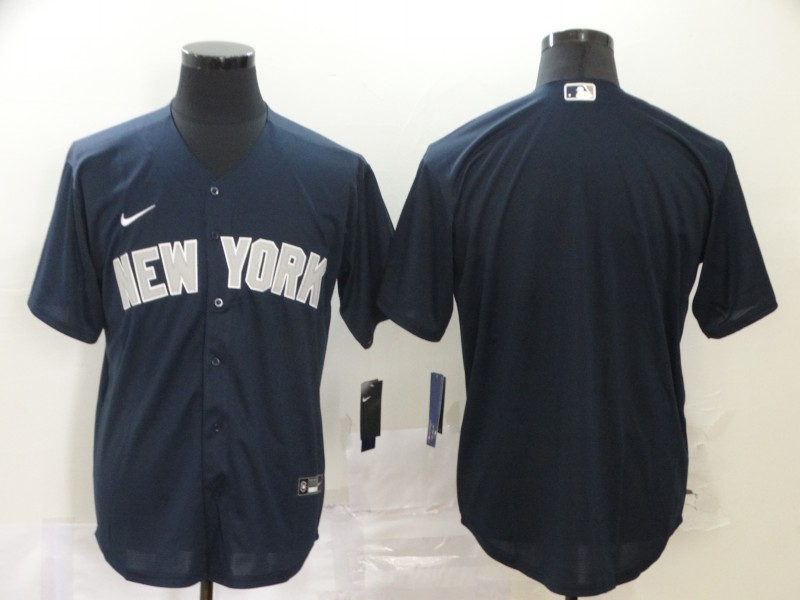 Yankees Blank Navy 2020 Nike Cool Base Jersey