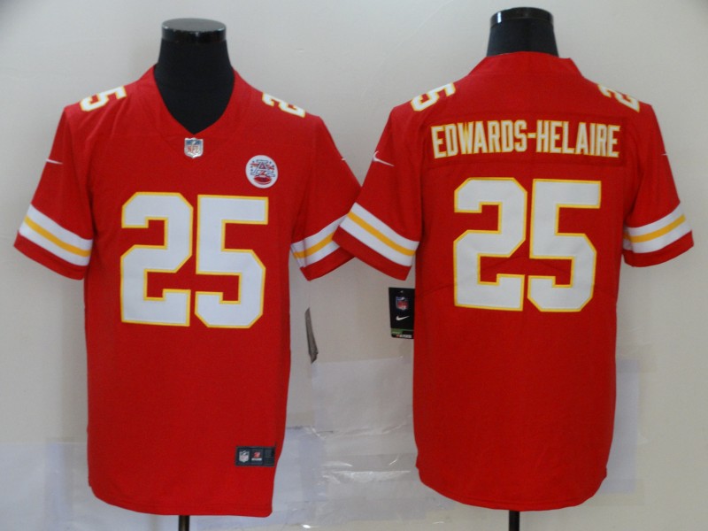 Nike Chiefs 25 Clyde Edwards-Helaire Red 2020 NFL Draft First Round Pick Vapor Untouchable Limited Jersey