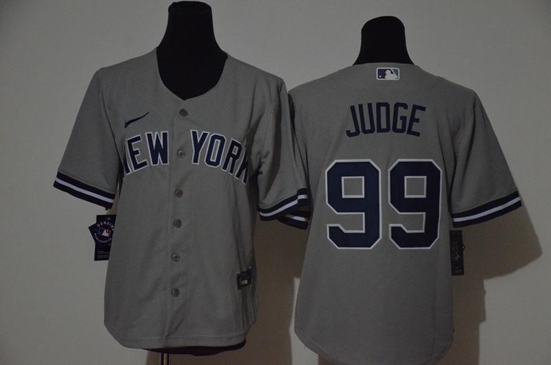 Yankees 99 Aaron Judge Gray Women 2020 Nike Cool Base Jersey