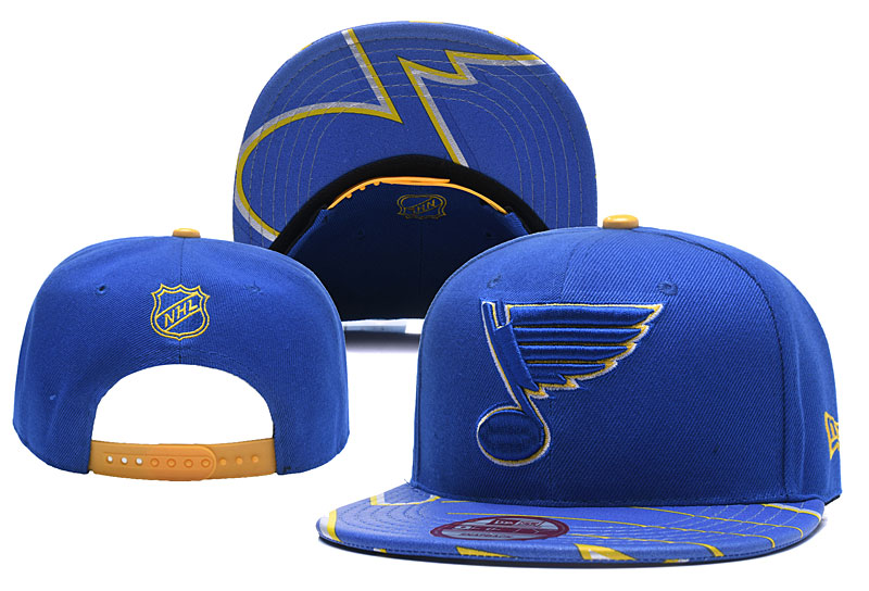 Blues Team Logo Blue Adjustable Hat YD