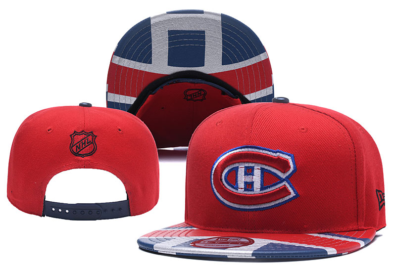 Canadiens Team Logo Red Adjustable Hat YD