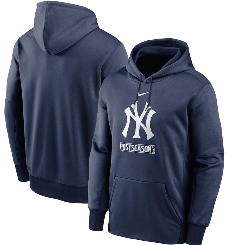 Men's New York Yankees Nike Navy 2020 Postseason Collection Pullover Hoodie