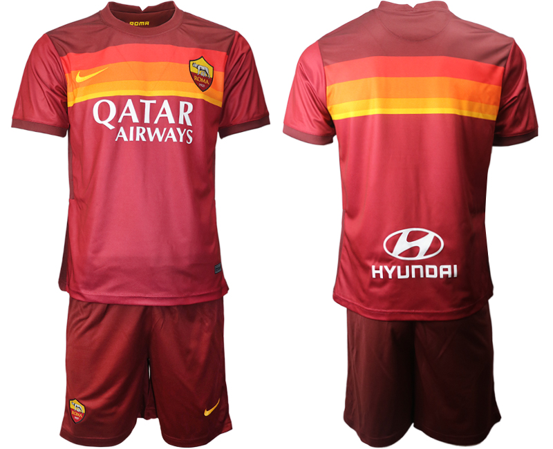 2020-21 Roma Home Soccer Jersey