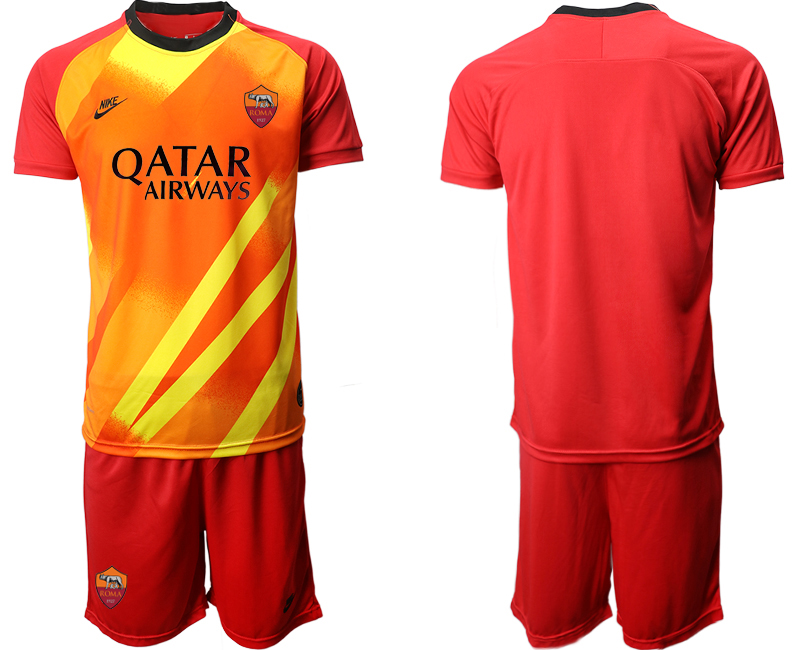 2020-21 Roma Red Goalkeeper Soccer Jersey