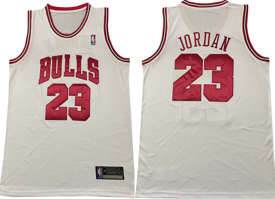 Bulls 23 Michael Jordan Red Swingman Jersey