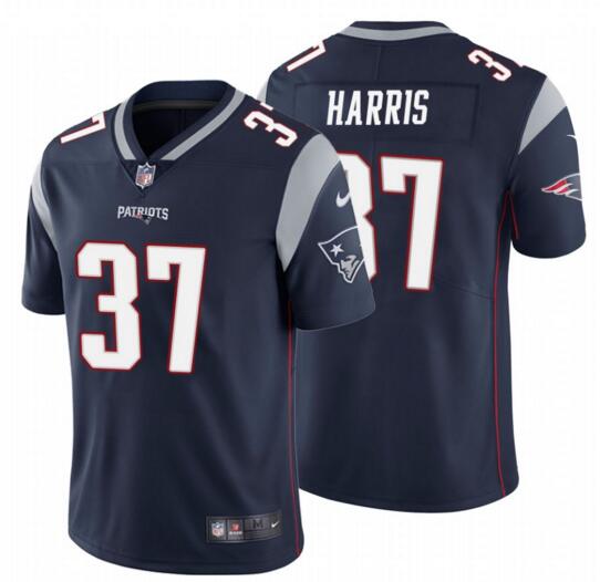 Nike Patriots 37 Damien Harris Navy Vapor Untouchable Limited Jersey