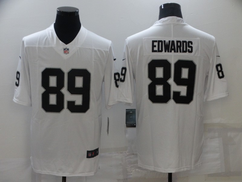 Nike Raiders 89 Bryan Edwards White Vapor Untouchable Limited Jersey