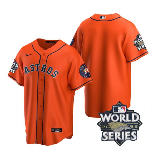 Astros Blank Orange Nike 2022 World Series Cool Base Jersey