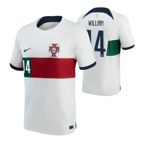 Portugal 14 WILLIAM Away 2022 FIFA World Cup Thailand Soccer Jersey