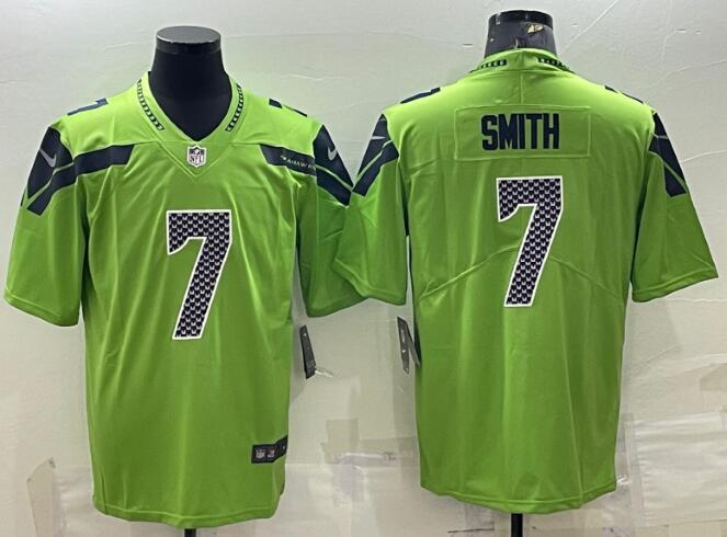Nike Seahawks 7 Geno Smith Green Vapor Untouchable Limited Jersey
