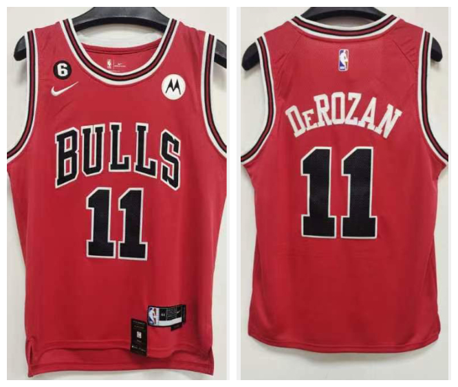 Bulls 11 DeMar DeRozan Red Nike 2022-23 Swingman Jersey