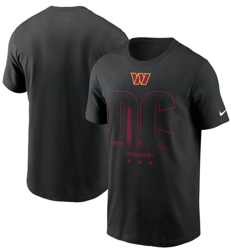 Men's Washington Commanders Nike Black Local T-Shirt