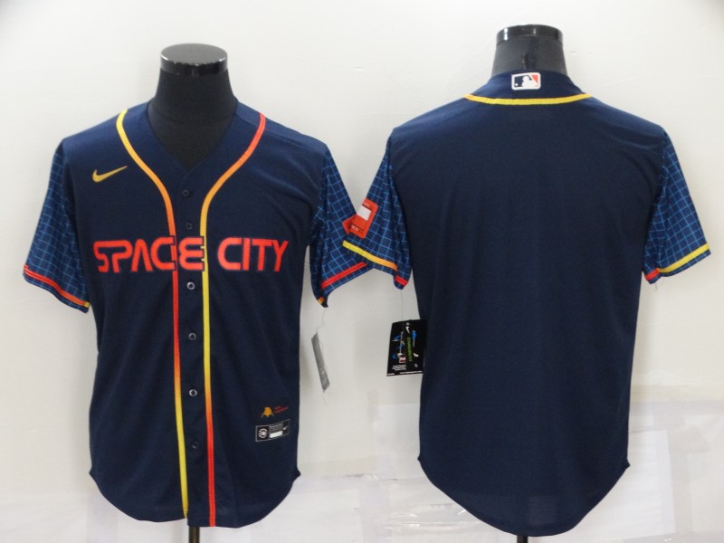 Astros Blank Navy Nike 2022 City Connect Cool Base Jersey