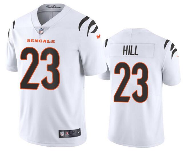Nike Bengals 23 Daxton Hill White 2022 NFL Draft Vapor Untouchable Limited Jersey