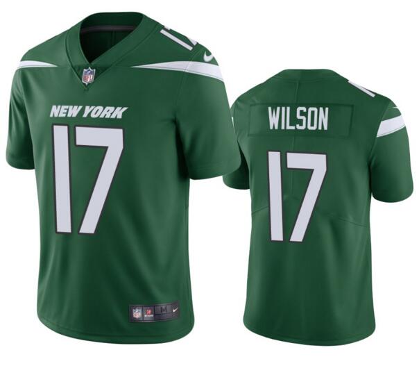 Nike Jets 17 Garrett Wilson Green 2022 NFL Draft Vapor Untouchable Limited Jersey