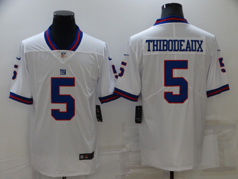 Nike Giants 5 Kayvon Thibodeaux White 2022 NFL Draft Color Rush Limited Jersey