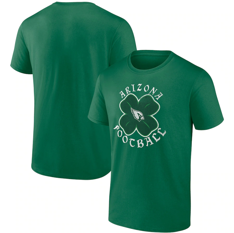 Men's Arizona Cardinals Fanatics Branded Kelly Green St. Patrick's Day Celtic T-Shirt