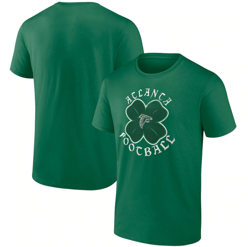 Men's Atlanta Falcons Fanatics Branded Kelly Green St. Patrick's Day Celtic T-Shirt