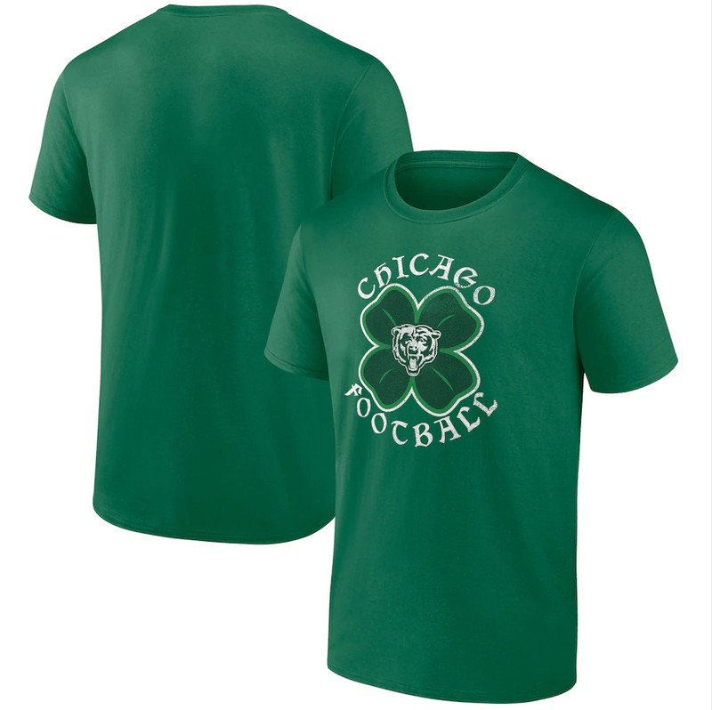 Men's Chicago Bears Fanatics Branded Green Big & Tall Celtic T-Shirt