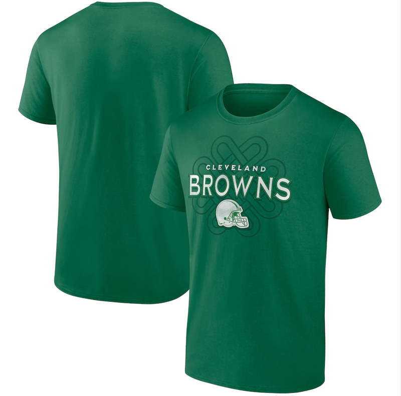 Men's Cleveland Browns Fanatics Branded Kelly Green Celtic Knot T-Shirt